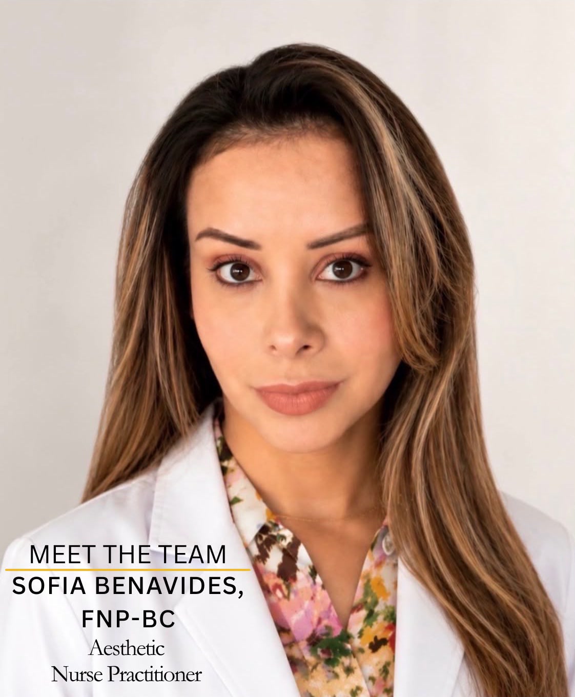 Sofia Benavides, Aesthetic Nurse Practitioner
